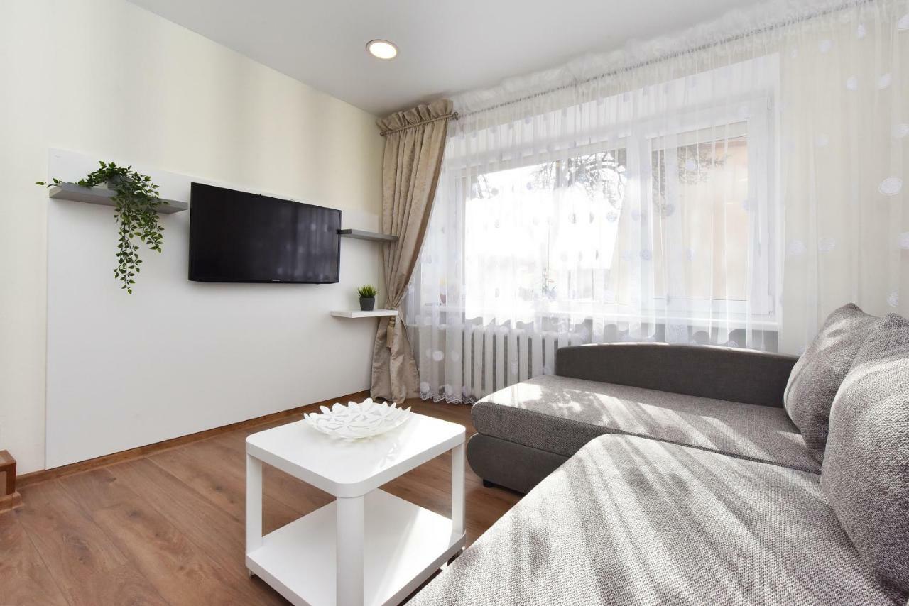 Baltieji Senamiescio Apartamentai Prie Aqua Parko Druskininkai Esterno foto